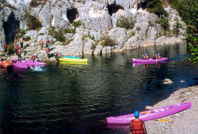 kayak dans le minervois